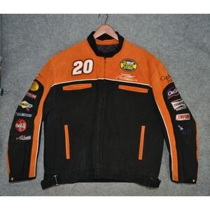Tony Stewart 20 HomeDepot Wilsons Leather Chase Authentic NASCAR Coat Jacket 2XL